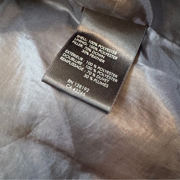 Tech by Tumi Black Puffer Jacket Men’s Large Zip Chest Pocket Lightweight - Picture 14 of 16